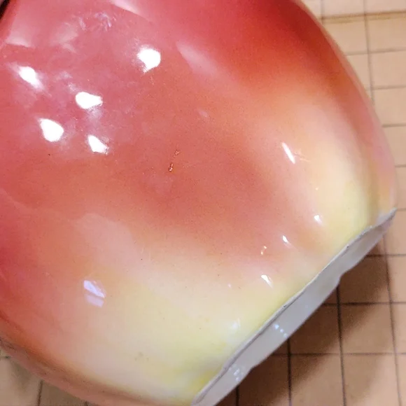 Otagiri 1984 large vintage apple cookie jar - Picture 12 of 16